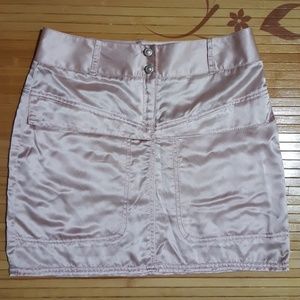 Max Studio Pink Silk Skirt